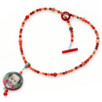 Red Agate Necklace Set Red Agate Necklace Set