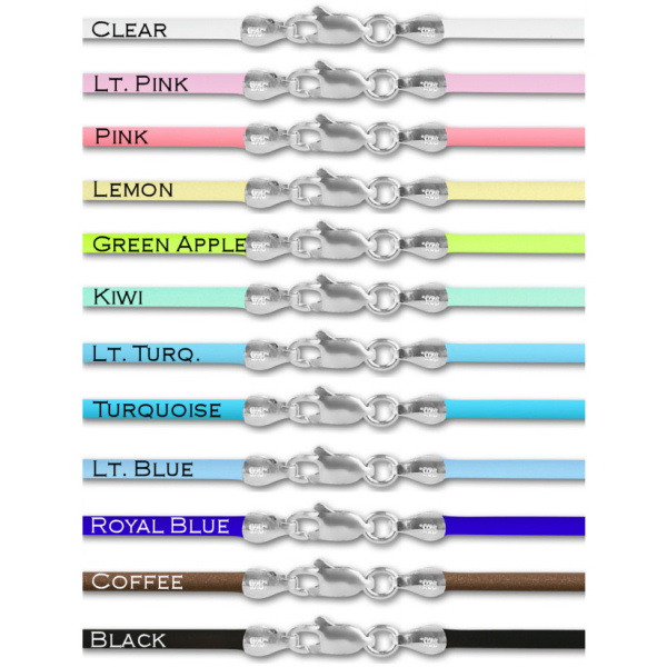 Rubber & Sterling Necklace Rubber & Sterling Necklace